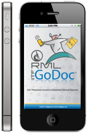 RML ITF-GoDoc® Lab Results Application iPhone )